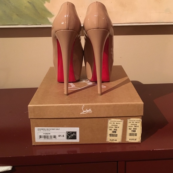 Christian Louboutin 160 patent calf pump