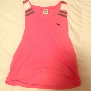 PINK cropped tank top
