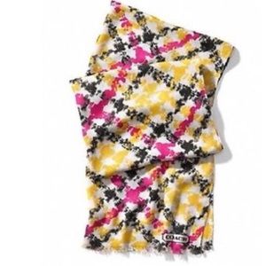 Coach Daisy Plaid Wrap/Scarf