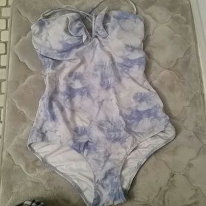 Blue and White Victoria Secret One Piece