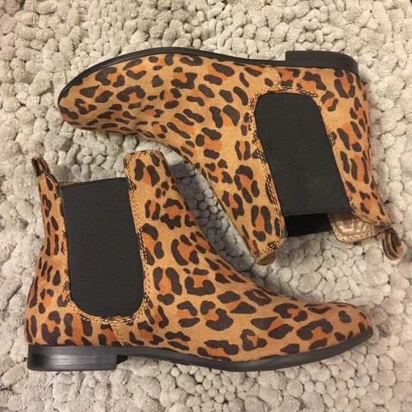 Cheetah booties