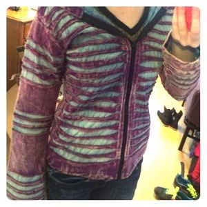 Hippie patchwork bohemian sweater