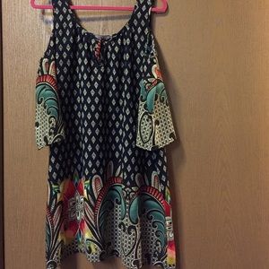 West Kel Tank Dress with Shoulder Cut-outs