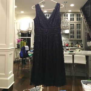 Black polka dot Calvin Klein Dress