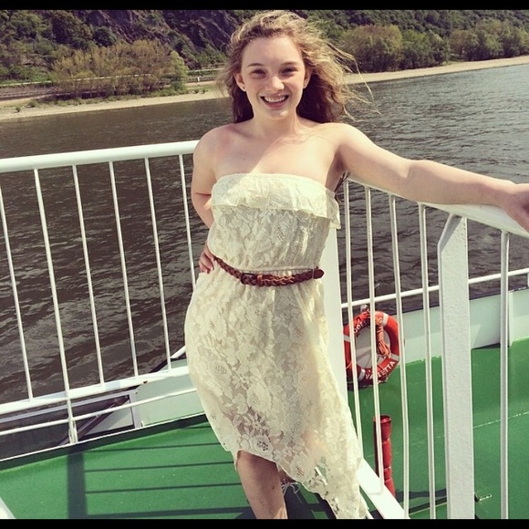 Size Small sundress, high front, long back!