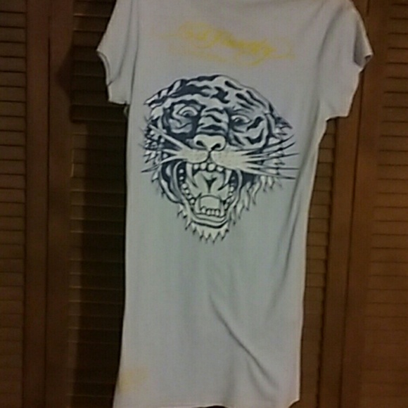 Ed Hardy Womens Long Shirt - Picture 4 of 4