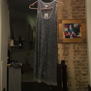 Silver Sequined Max Studio New Dress