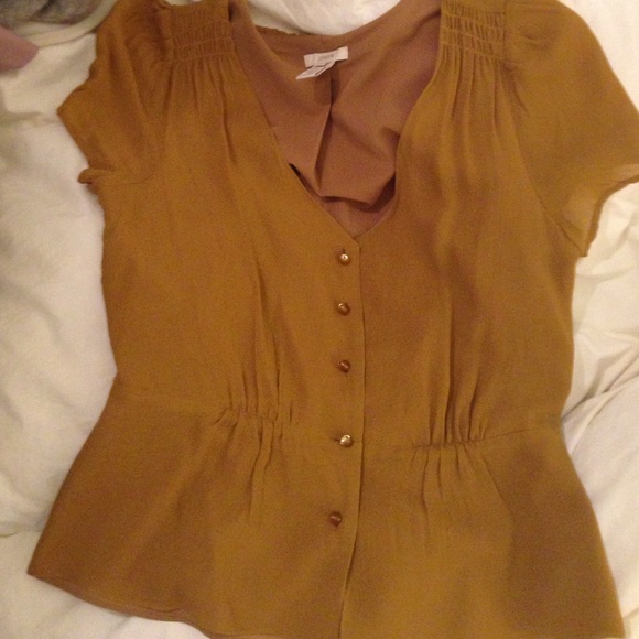 100% Silk J. Crew Blouse