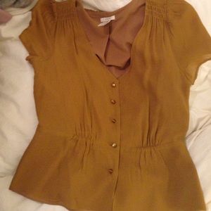 100% Silk J. Crew Blouse