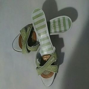Coach heel sandles