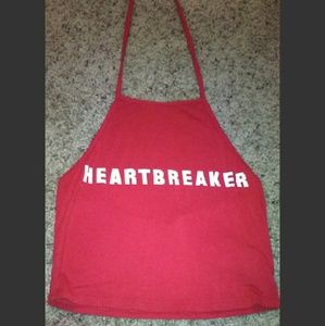 Red Heartbreaker Halter Top