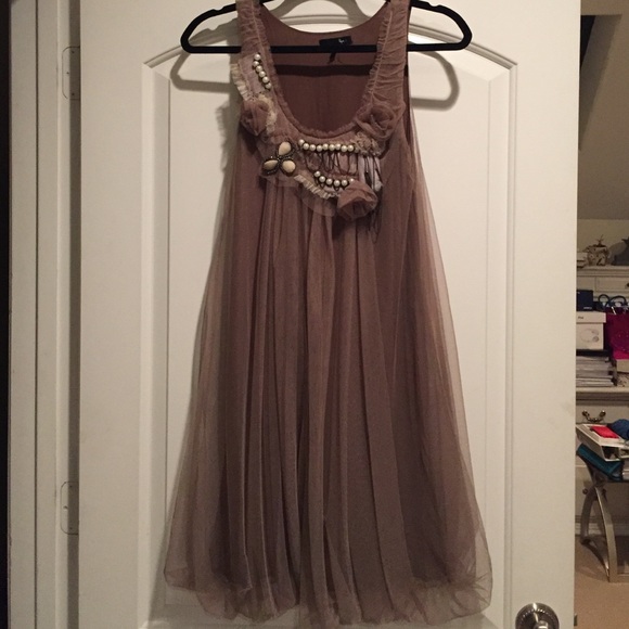 Adorable shabby chic dress with embellishments