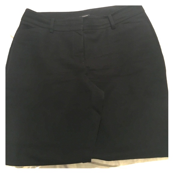 Ann Taylor black curvy dressy capris