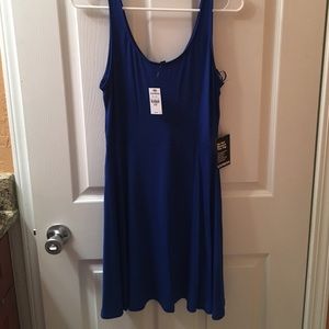 NWT Royal blue soft Express dress
