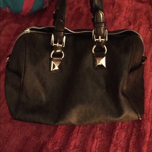 Michael Kors black monogram bag.READ description!!