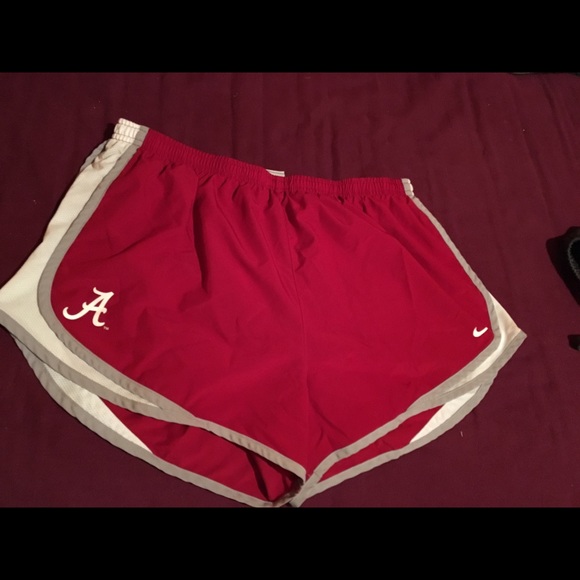Alabama Nike running shorts