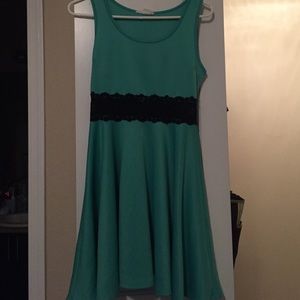 Mint Green Skater Dress