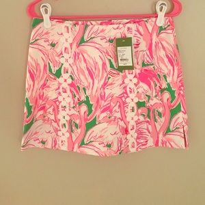 Lilly Pulitzer Pink Colony Skort SZ 4