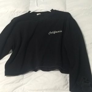 John Galt/Brandy Melville Black Sweater