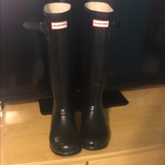 Hunter rain boots Matte Black