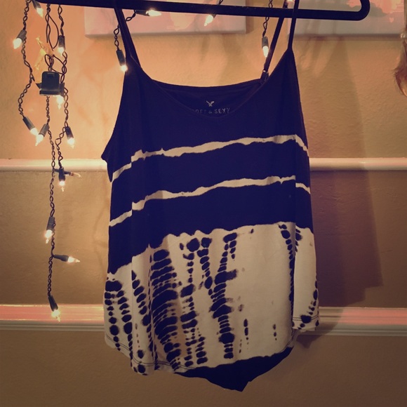 American Eagle tie dye tank