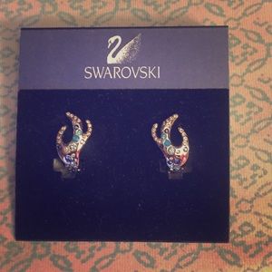 Swarovski clip on earrings