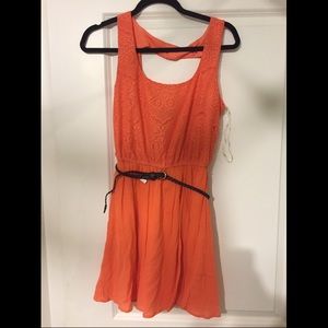 Orange game day dress