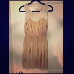 Gold sparkly cocktail dress
