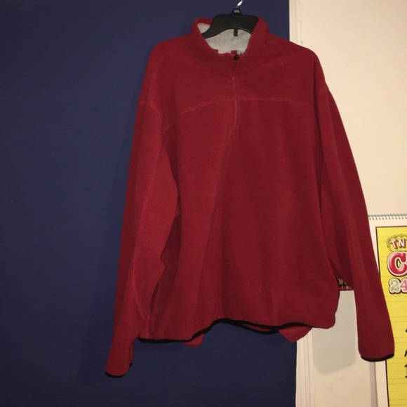 Plus sized sweater with pockets and a zipper.