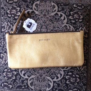 🌟 Anthropologie "Good as Gold" Pencil Case 🌟