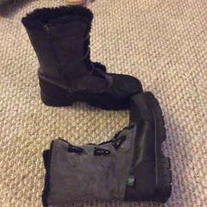 Ralph Lauren quintessa suede leather rain boots Ralph Lauren quintessa suede leather rain boots