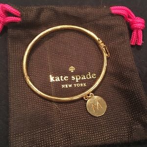 Kate Spade "M" bangle