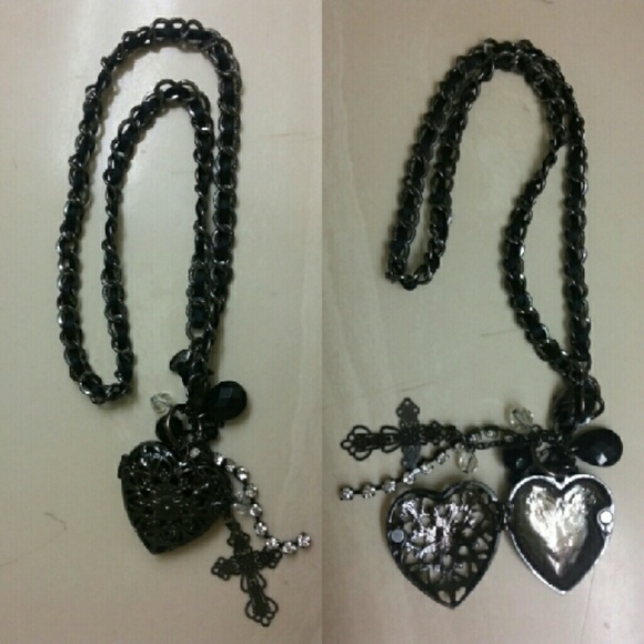 guess locket necklace