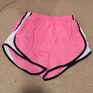 Pink and black Nike Shorts w/ built in underwear