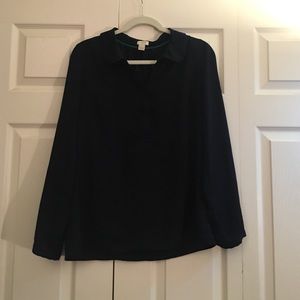 Peter Pan Collared J. Crew Top