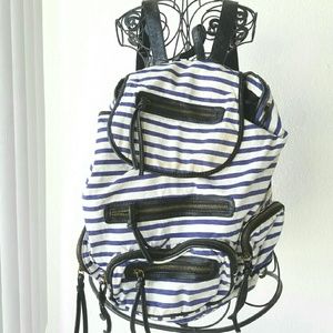 Striped Backpack