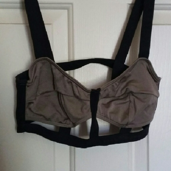Topshop Two Piece High Waist Swim Suit - Picture 3 of 11