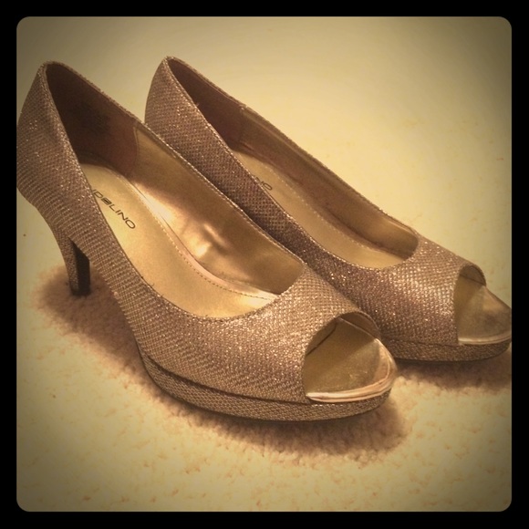 Sparkly high heels