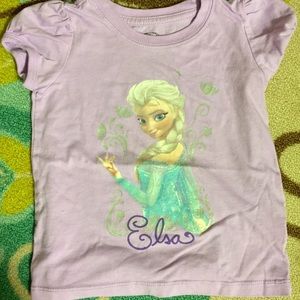 Elsa Disney Purple girl shirt