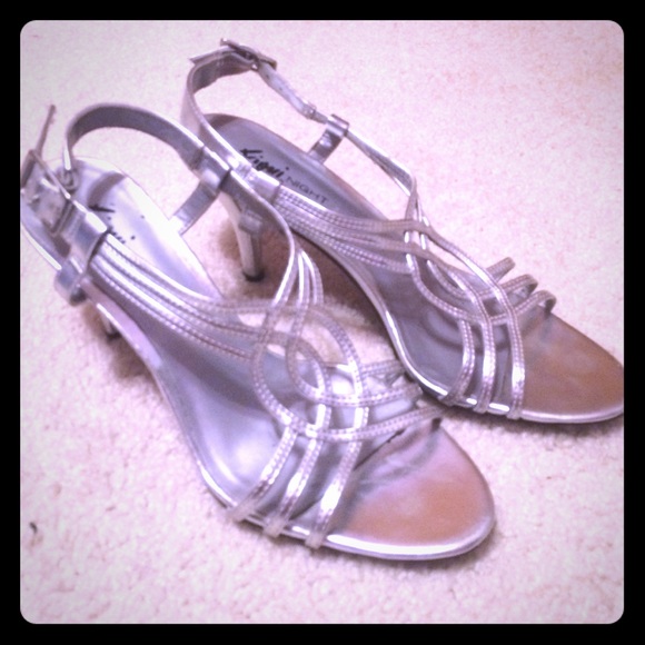 Silver heels