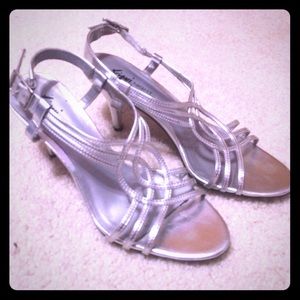 Silver heels