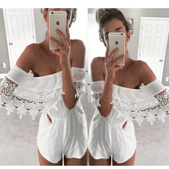 Pants - White romper
