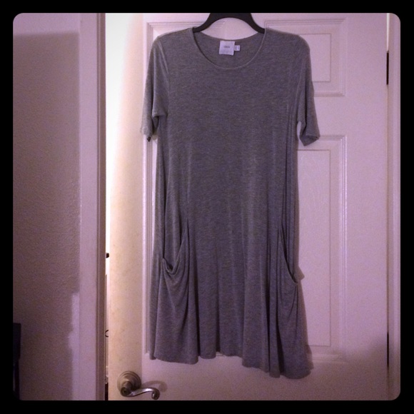 Grey maternity shirt dress size 6