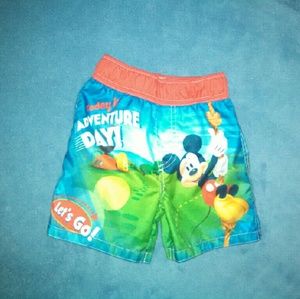 mickey swim trunks