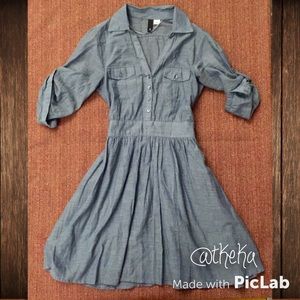 🗣PRICE DROP🔴🔴🔴Blue fit&flare dress