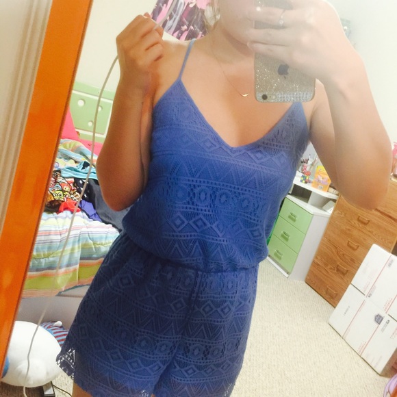 Purple Lace One Piece