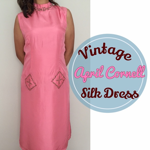 Vintage Silk Asian Dress