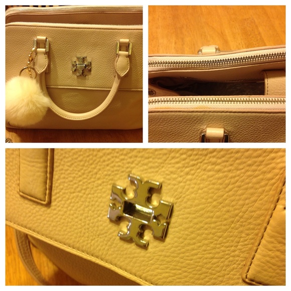 X SOLD Tory Burch Mercer Satchel Light Oak - Picture 4 of 4