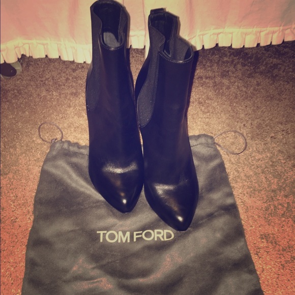 Tom Ford black booties size 37