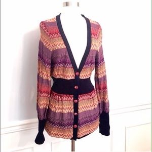 Moth chevron cardigan